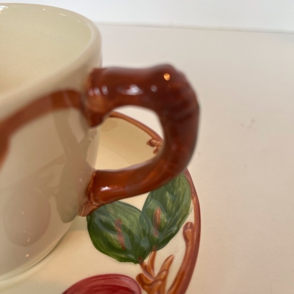 Franciscan Ware Apple Pattern Cup and Saucer - Picture 4 of 11